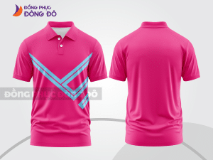 Mẫu thiết kế áo polo basic đồng phục doanh nghiệp đẹp màu hồng đậm ctpb988