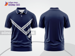 Mẫu thiết kế áo polo basic đồng phục doanh nghiệp đẹp màu xanh tím than ctpb993