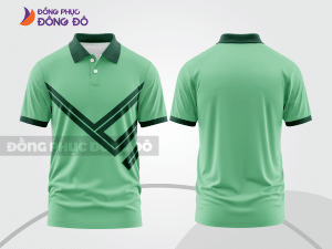 Mẫu thiết kế áo polo basic đồng phục doanh nghiệp đẹp màu xanh ngọc ctpb997