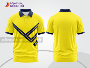 Mẫu thiết kế áo polo basic đồng phục doanh nghiệp đẹp màu vàng ctpb999