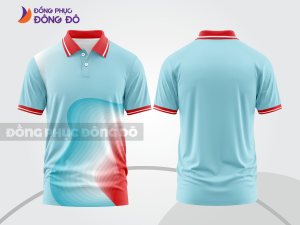 Mẫu thiết kế áo polo 3d đồng phục công ty màu xanh ngọc ctpd4009