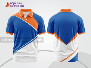 Mẫu thiết kế áo polo 3d đồng phục công ty màu xanh dương ctpd4014