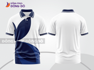 Mẫu thiết kế áo polo 3d đồng phục công ty màu xanh tím than ctpd4016