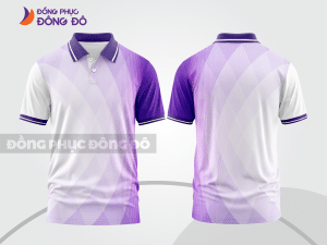 Mẫu thiết kế áo polo 3d đồng phục công ty màu tím ctpd4043