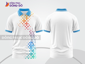 Mẫu thiết kế áo polo 3d đồng phục công ty màu trắng ctpd4047