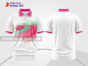 Mẫu thiết kế áo polo 3d đồng phục công ty màu trắng ctpd4050