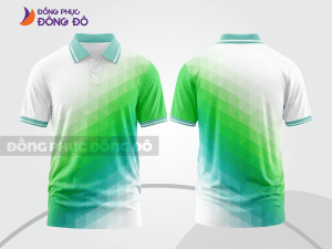 Mẫu thiết kế áo polo 3d đồng phục công ty màu xanh nõn chuối ctpd4057