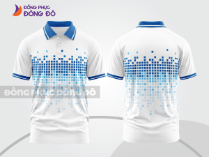 Mẫu thiết kế áo polo 3d đồng phục công ty màu trắng ctpd4058