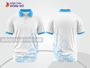 Mẫu thiết kế áo polo 3d đồng phục công ty màu trắng ctpd4064