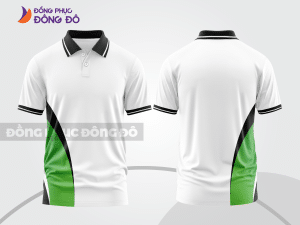 Mẫu thiết kế áo polo 3d đồng phục công ty màu trắng ctpd4068
