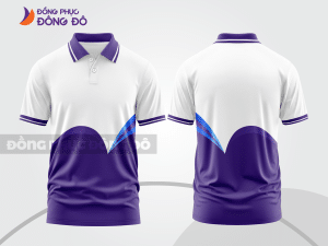 Mẫu thiết kế áo polo 3d đồng phục công ty màu tím ctpd4074