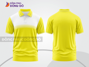 Mẫu thiết kế áo polo 3d đồng phục công ty màu vàng ctpd4079