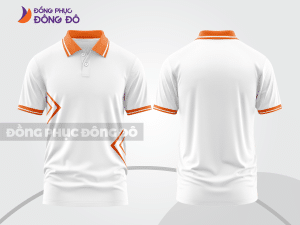 Mẫu thiết kế áo polo 3d đồng phục công ty màu trắng ctpd4084