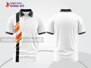 Mẫu thiết kế áo polo 3d đồng phục công ty màu trắng ctpd4085