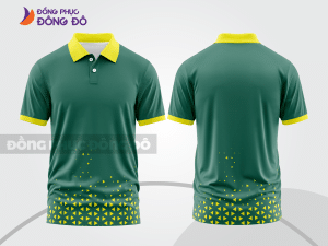 Mẫu thiết kế áo polo 3d đồng phục công ty màu xanh rêu ctpd4093