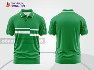 Mẫu thiết kế áo polo basic đồng phục doanh nghiệp đẹp màu xanh lá cây ctpb1105