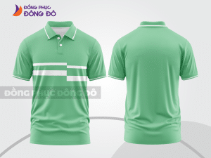 Mẫu thiết kế áo polo basic đồng phục doanh nghiệp đẹp màu xanh ngọc ctpb1115