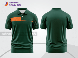 Mẫu thiết kế áo polo basic đồng phục doanh nghiệp đẹp màu xanh két  ctpb1122