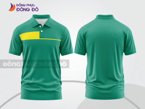 Mẫu thiết kế áo polo basic đồng phục doanh nghiệp đẹp màu xanh ngọc ctpb1127