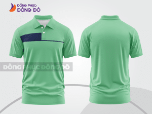 Mẫu thiết kế áo polo basic đồng phục doanh nghiệp đẹp màu xanh ngọc ctpb1128