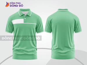 Mẫu thiết kế áo polo basic đồng phục doanh nghiệp đẹp màu xanh ngọc ctpb1147