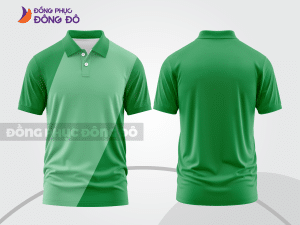 Mẫu thiết kế áo polo basic đồng phục doanh nghiệp đẹp màu xanh lá cây ctpb1156