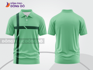 Mẫu thiết kế áo polo basic đồng phục doanh nghiệp đẹp màu xanh ngọc ctpb1203