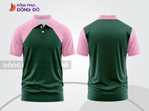 Mẫu thiết kế áo polo basic đồng phục doanh nghiệp đẹp màu xanh rêu ctpb1229