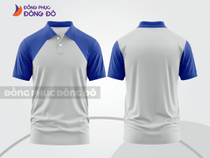 Mẫu thiết kế áo polo basic đồng phục doanh nghiệp đẹp màu ghi xám ctpb1232