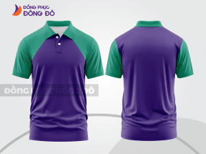 Mẫu thiết kế áo polo basic đồng phục doanh nghiệp đẹp màu tím ctpb1238
