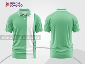 Mẫu thiết kế áo polo basic đồng phục doanh nghiệp đẹp màu xanh ngọc ctpb1276