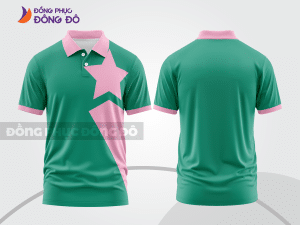 Mẫu thiết kế áo polo basic đồng phục doanh nghiệp đẹp màu xanh ngọc ctpb1416