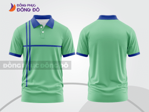 Mẫu thiết kế áo polo basic đồng phục doanh nghiệp đẹp màu xanh ngọc ctpb1481