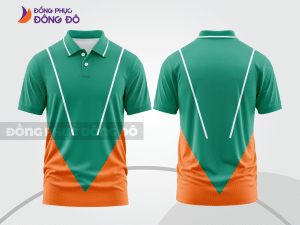 Mẫu thiết kế áo polo basic đồng phục doanh nghiệp đẹp màu xanh ngọc ctpb1550