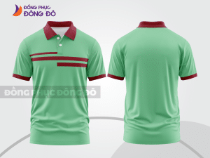 Mẫu thiết kế áo polo basic đồng phục doanh nghiệp đẹp màu xanh ngọc ctpb1591