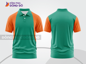 Mẫu thiết kế áo polo basic đồng phục doanh nghiệp đẹp màu xanh ngọc ctpb1654