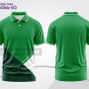 Mẫu thiết kế áo polo basic đồng phục doanh nghiệp đẹp màu xanh lá phối xanh rêu ctpb2550