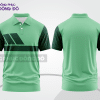 Mẫu thiết kế áo polo basic đồng phục doanh nghiệp đẹp màu xanh bạc hà phối xanh rêu ctpb2950
