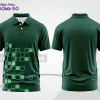 Mẫu thiết kế áo polo basic đồng phục doanh nghiệp đẹp màu xanh rêu phối xanh ngọc ctpb3202