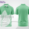 Mẫu thiết kế áo polo basic đồng phục doanh nghiệp đẹp màu xanh bạc hà phối trắng ctpb3872