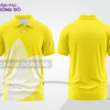 Mẫu thiết kế áo polo basic đồng phục doanh nghiệp đẹp màu vàng phối trắng ctpb3873