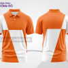 Mẫu thiết kế áo polo basic đồng phục doanh nghiệp đẹp màu cam phối trắng ctpb3893