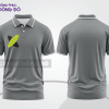 Mẫu thiết kế áo polo basic văn phòng màu xám phối xanh chuối ctpb4249