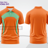 Mẫu polo basic cho doanh nghiệp đẹp màu cam phối xanh ngọc ctpb4251