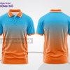 Mẫu polo basic công sở màu cam phối xanh cyan ctpb4315