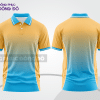 Mẫu thiết kế áo polo basic đồng phục công ty màu vàng phối xanh da trời ctpb4316