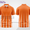 Mẫu polo basic cho doanh nghiệp màu cam phối trắng ctpb4371