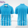 Mẫu áo thun polo basic đồng phục công ty đẹp màu xanh cyan phối trắng ctpb4372