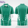 Mẫu áo thun polo basic cho doanh nghiệp đẹp màu xanh ngọc phối trắng ctpb4456