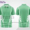 Mẫu thiết kế áo polo basic đồng phục nhân viên màu xanh bạc hà phối trắng ctpb4457
